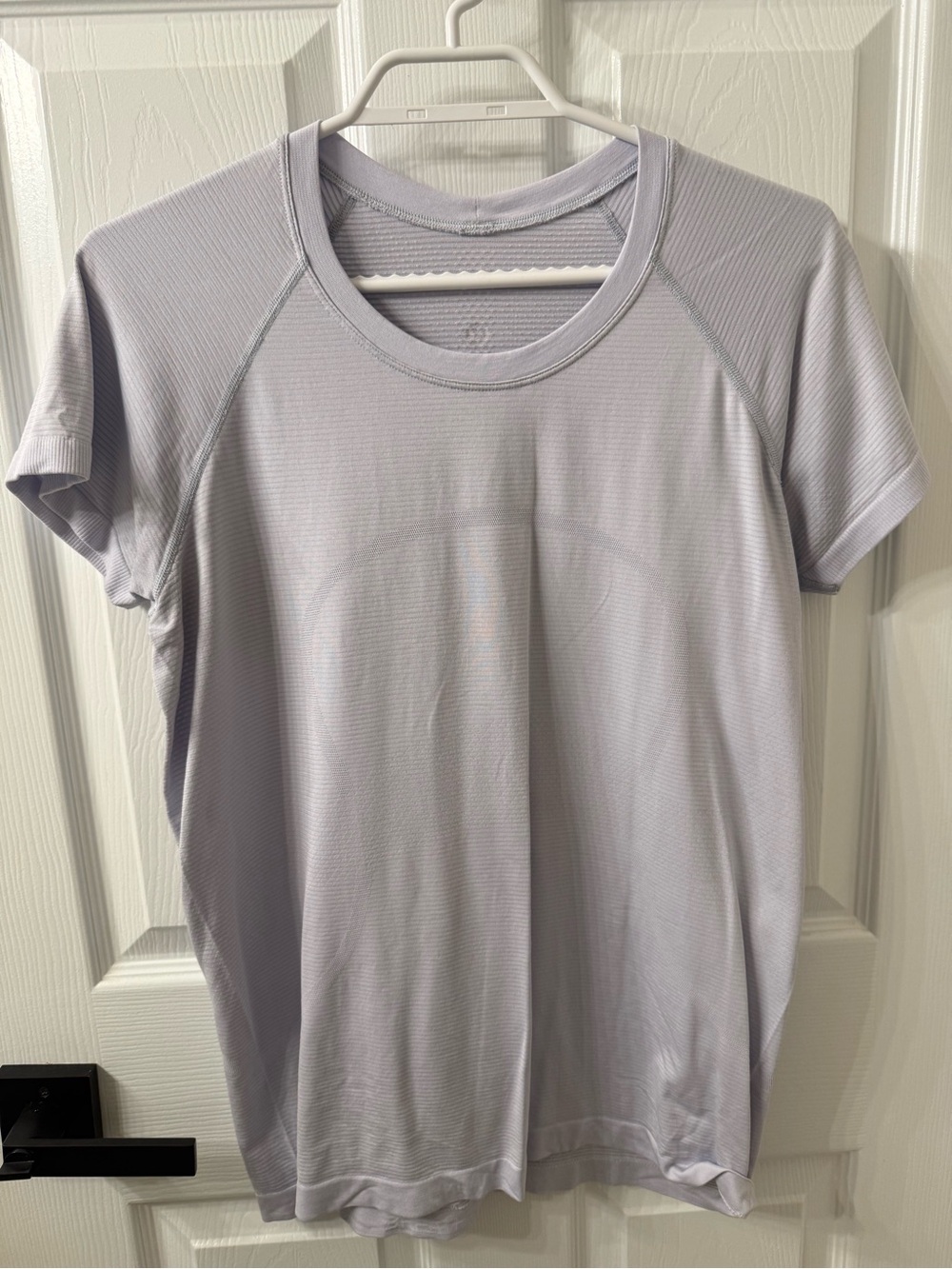 Light blue Lululemon Short-Sleeve Performance Top Swiftly Tech